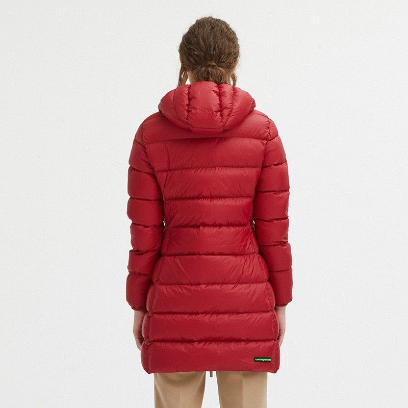 Centogrammi Reversible Goose Down Long Jacket in Pink