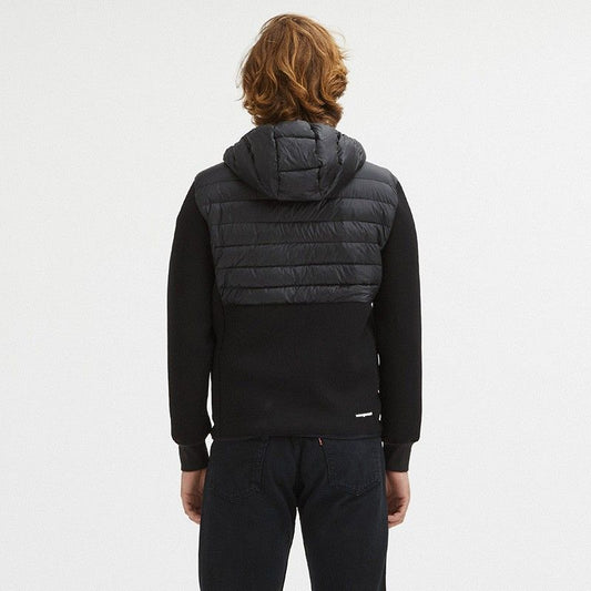 Centogrammi Sleek Black Nylon Down Jacket