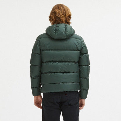 Centogrammi Sleek Dark Green Hooded Winter Jacket