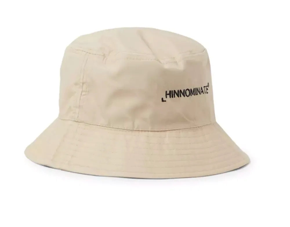 Hinnominate Beige Cotton Hat with Front Logo