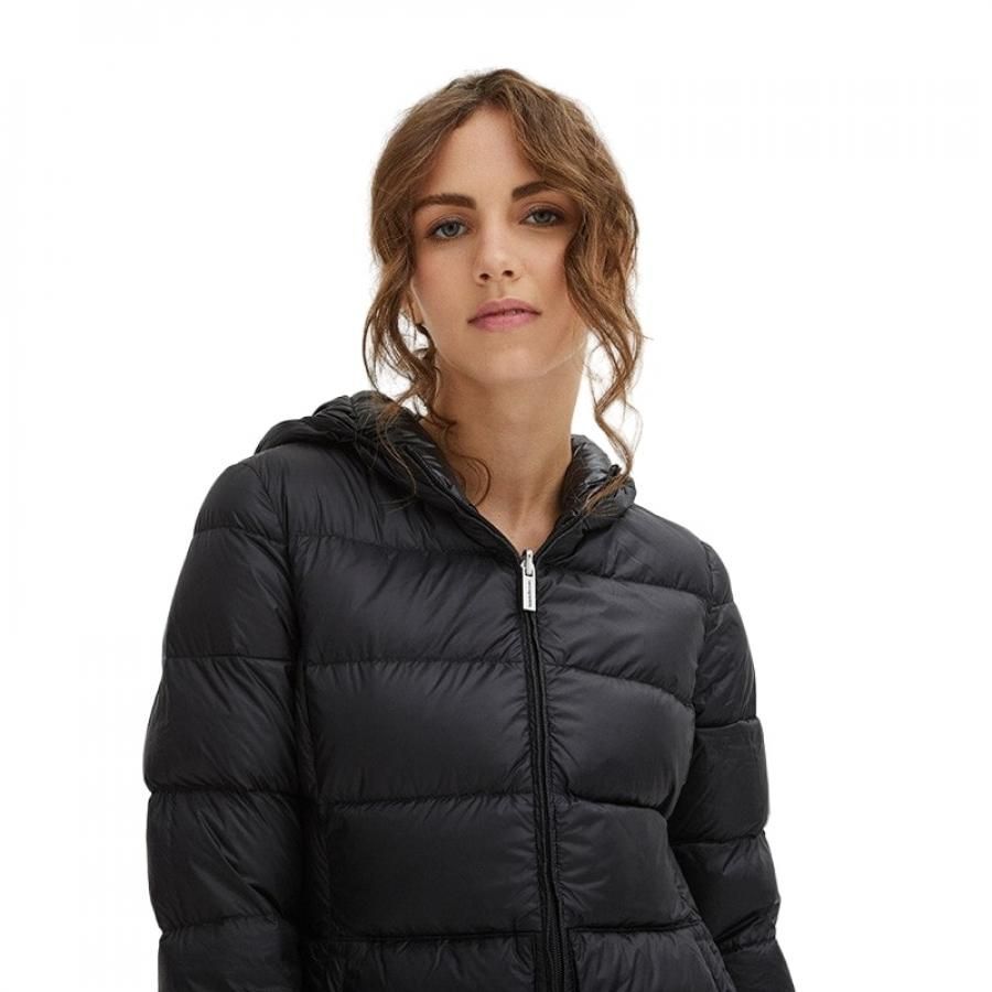 Centogrammi Sleek Nylon Down Jacket with Hood