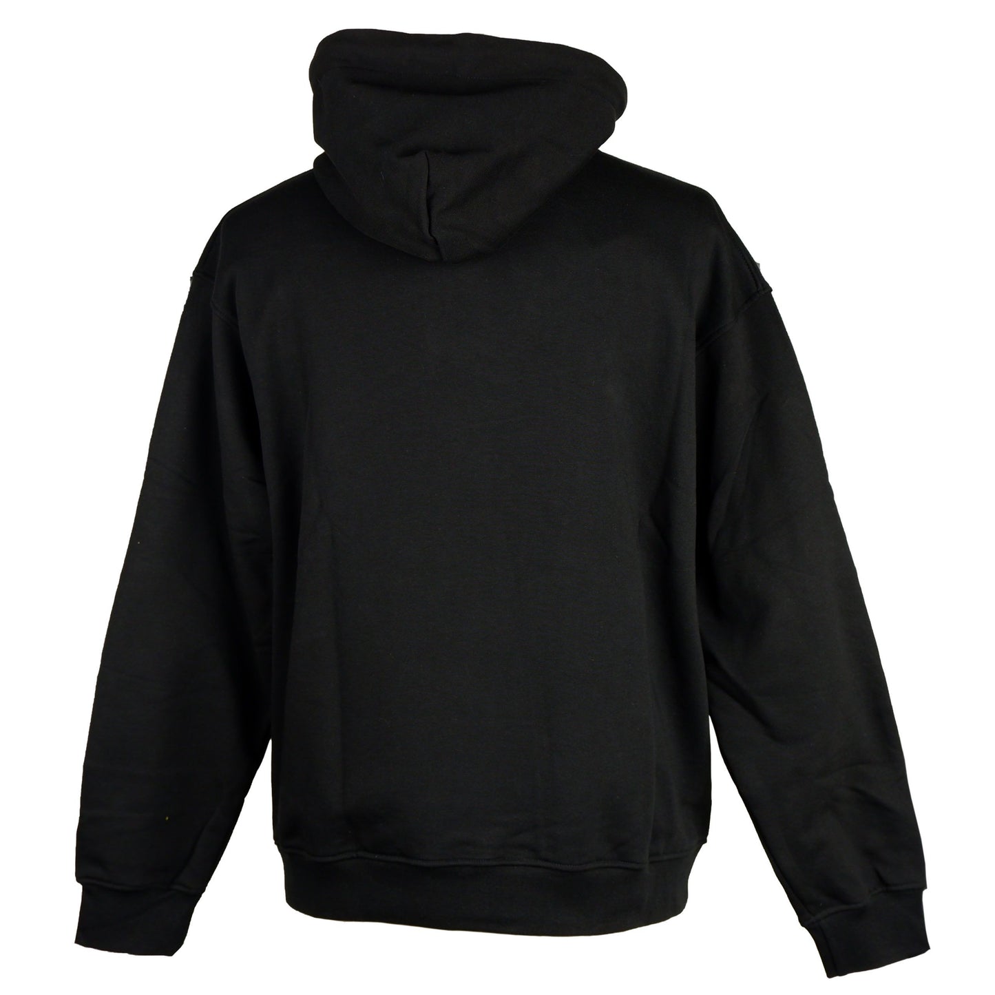 Pharmacy Industry Sleek Black Cotton Hoodie with Logo Print