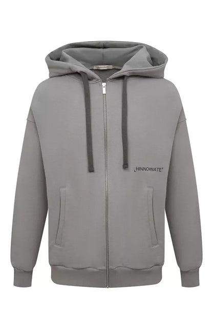 Hinnominate Men's Signature Grey Hooded Sweatshirt