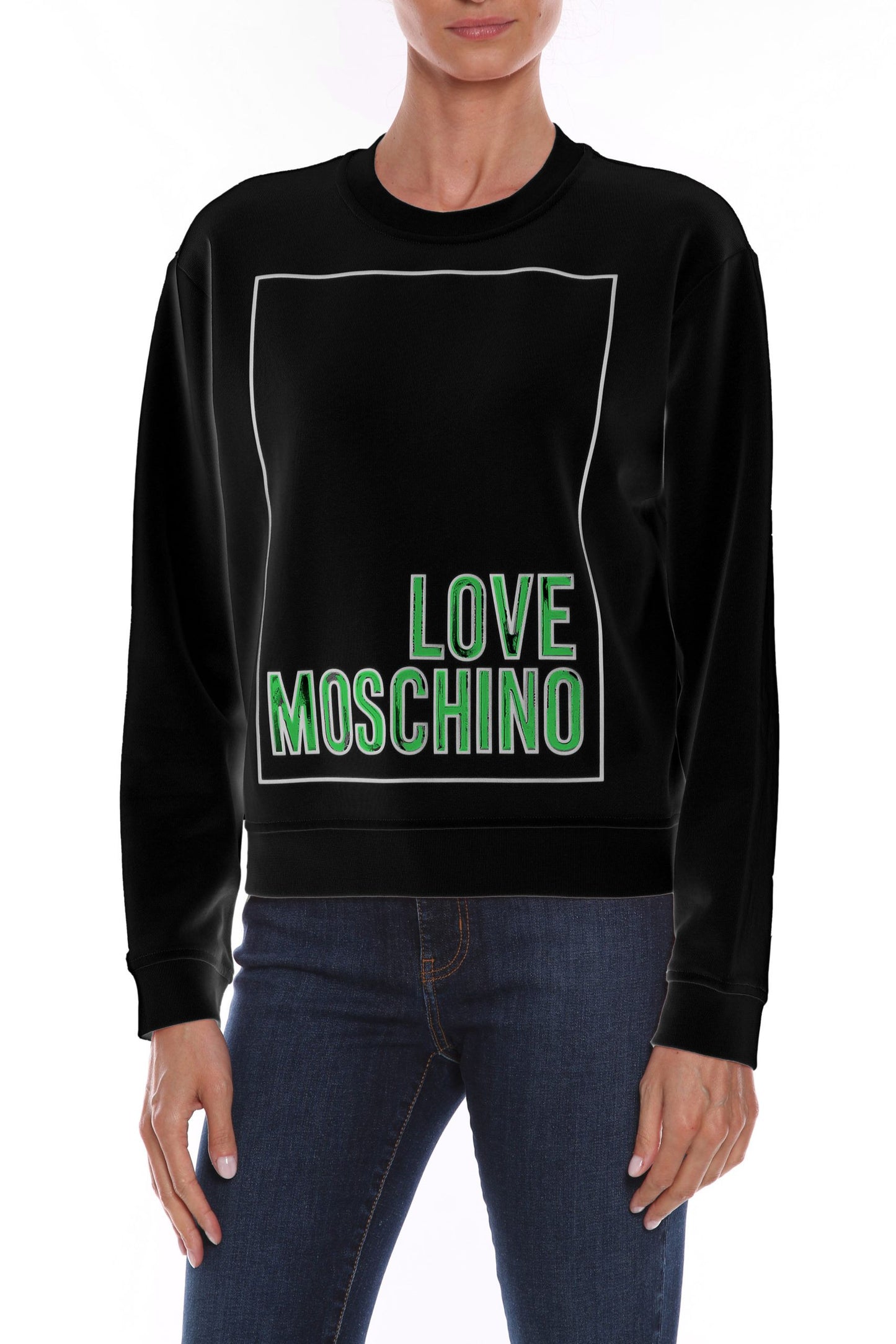 Love Moschino Chic Logo Print Cotton T-Shirt Dress