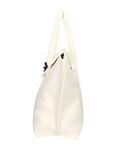 Plein Sport Chic White Polyethylene Handbag