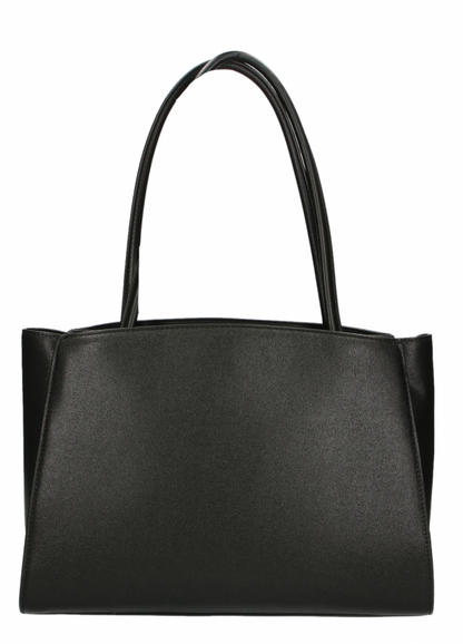 Plein Sport Sleek Black Three-Compartment Tote Bag