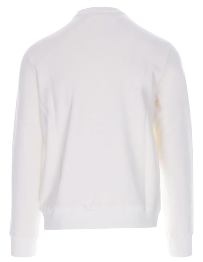 Jacob Cohen Elegant White Cotton Blend Sweatshirt