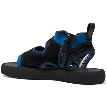 Off-White Chic Neoprene and Suede Sandals in Blue