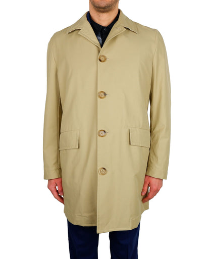 Aquascutum Classic Beige Trench Coat - Timeless Elegance