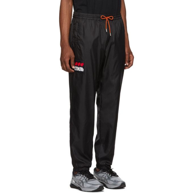 Heron Preston Elevated Casual Black Cotton Trousers