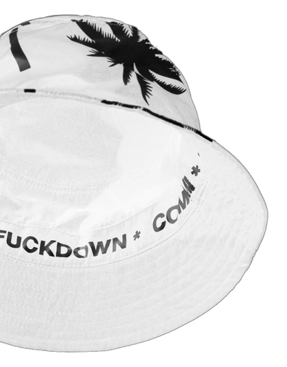 Comme Des Fuckdown Palm Print Chic Fisherman Hat