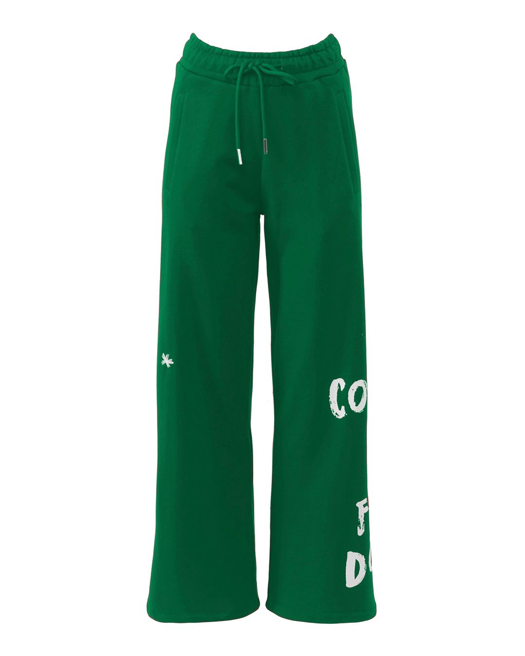 Comme Des Fuckdown Chic Cotton Track Pants with Dual Logo Detailing