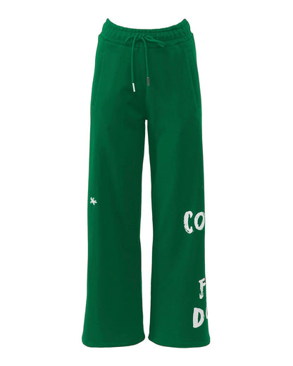 Comme Des Fuckdown Chic Cotton Track Pants with Dual Logo Detailing