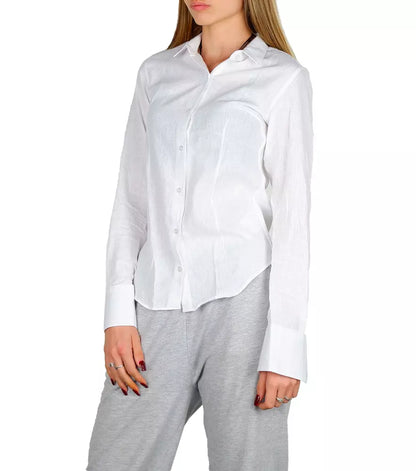 Made in Italy Chic Milanese Cotton-Linen Summer Shirt