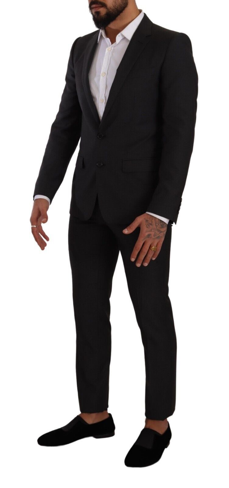 Dolce & Gabbana Black MARTINI Single Breasted 2 Piece Suit