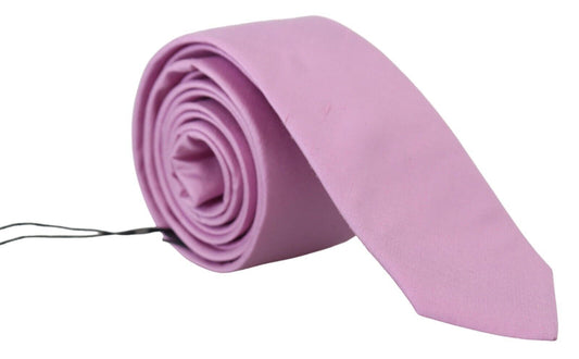 Daniele Alessandrini Elegant Silk Men's Tie in Pink