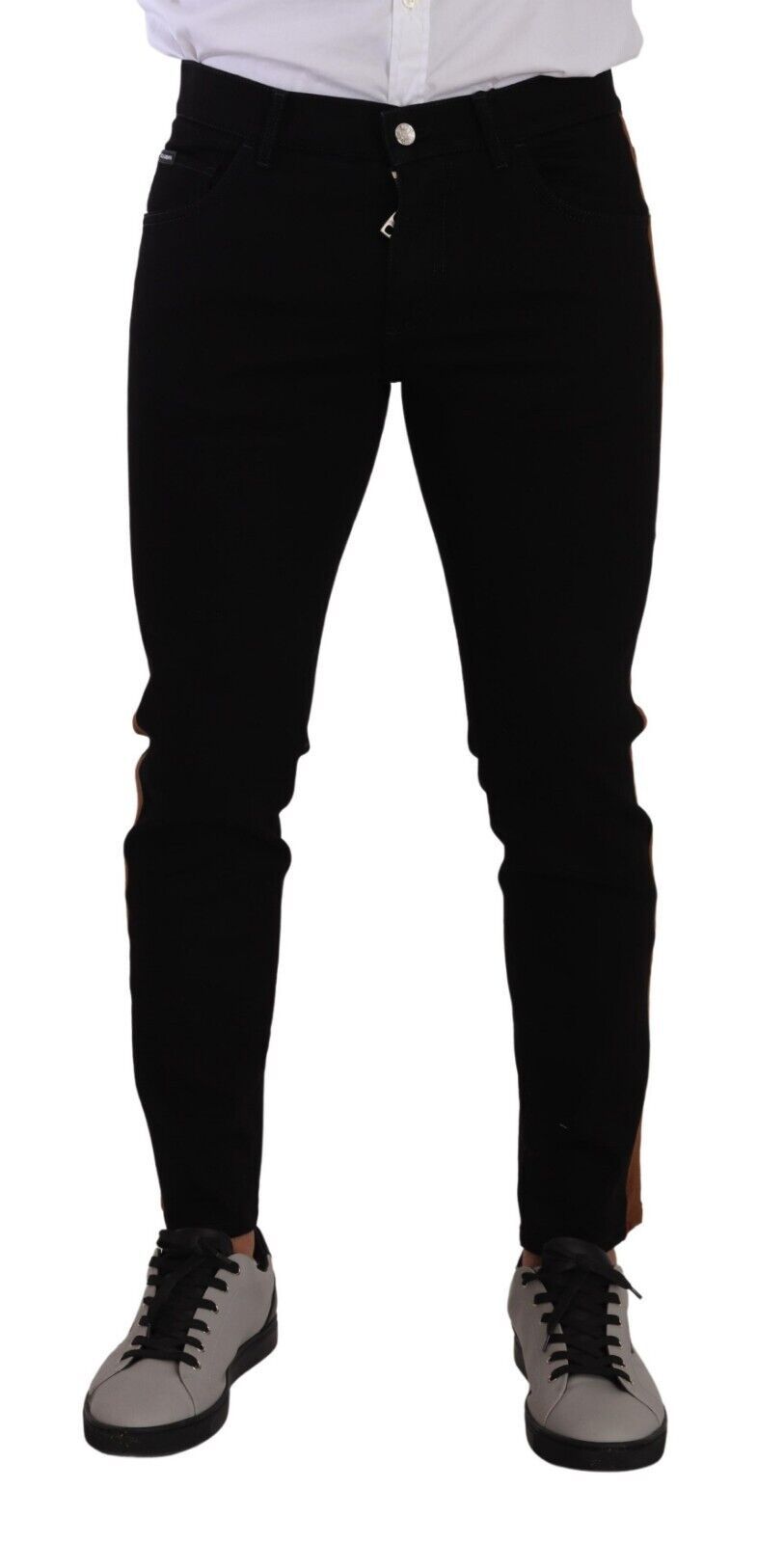 Dolce & Gabbana Slim Fit Black Skinny Denim Jeans