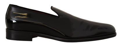 Dolce & Gabbana Elegant Black Patent Leather Loafers