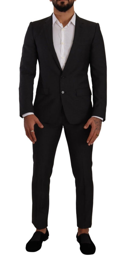 Dolce & Gabbana Black MARTINI Single Breasted 2 Piece Suit