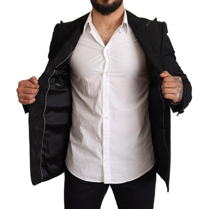 Dolce & Gabbana Elegant Black Slim Fit Blazer Jacket