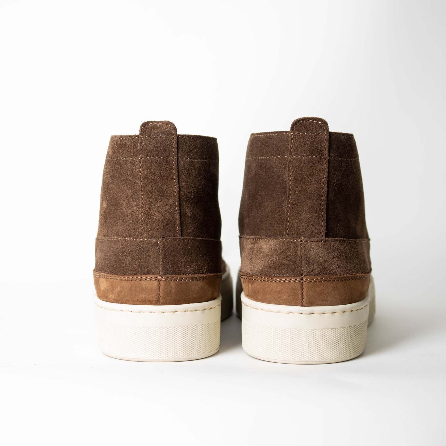 Lardini Elegant Suede Leather Sneakers in Brown