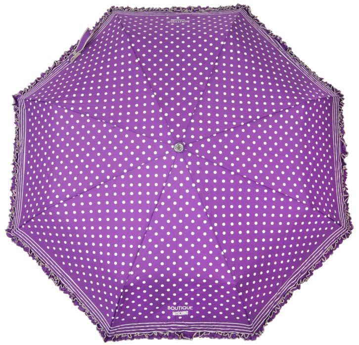 Boutique Moschino Chic Polka Dots Automatic Umbrella