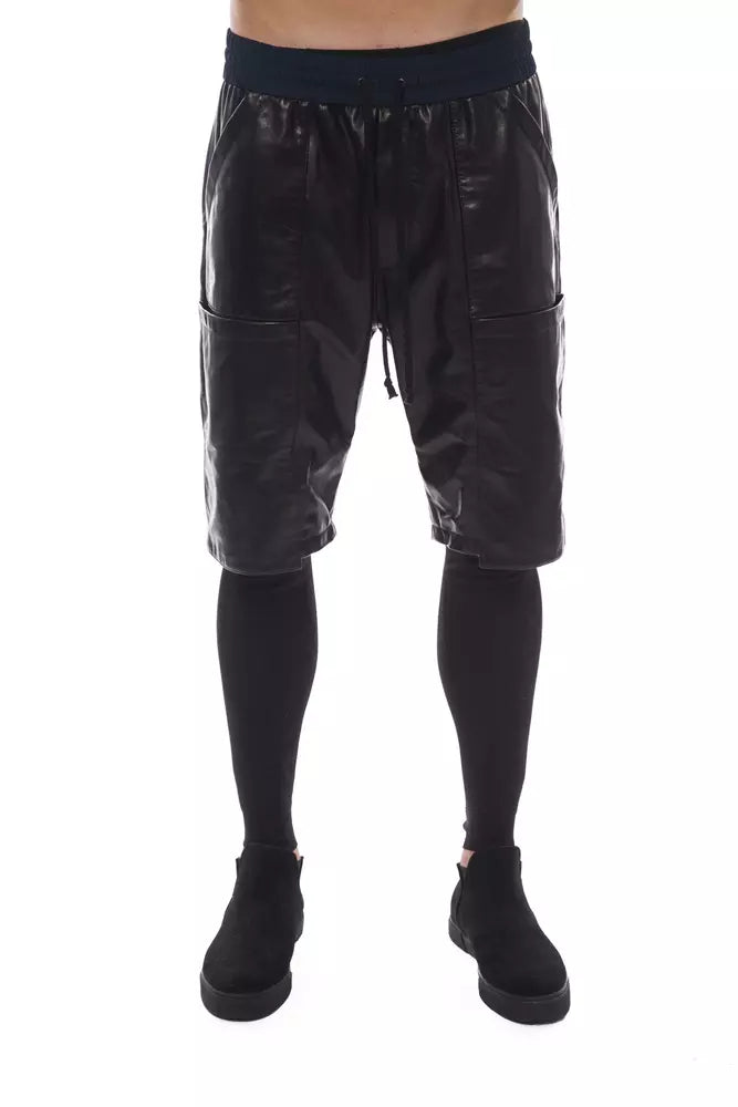 Nicolo Tonetto Eco-Chic Lamb Leather Shorts