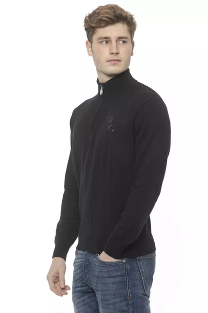 Billionaire Italian Couture Elegant Men's Cashmere Zip Cardigan
