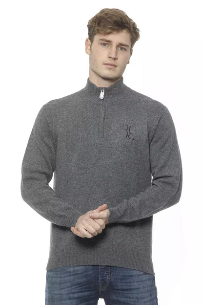 Billionaire Italian Couture Elegant Cashmere Zip Cardigan for Men