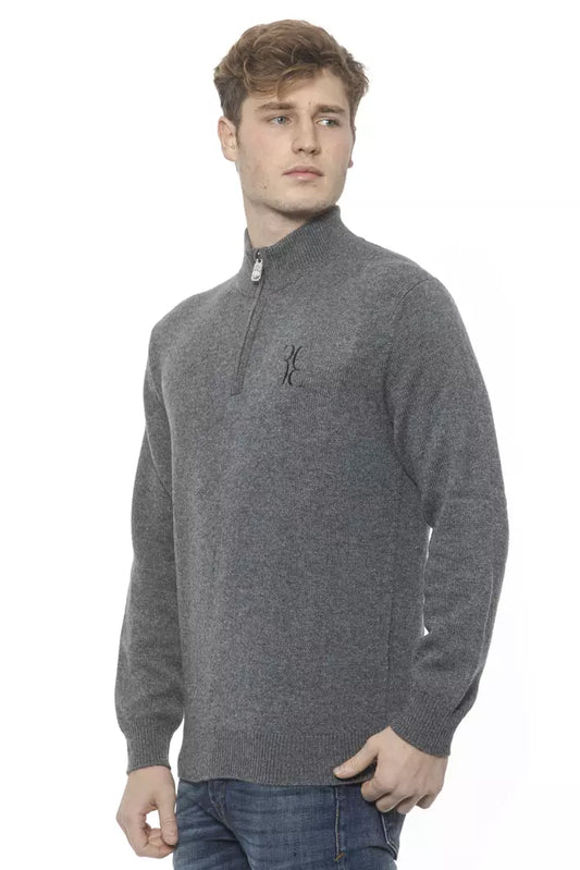 Billionaire Italian Couture Elegant Cashmere Zip Cardigan for Men