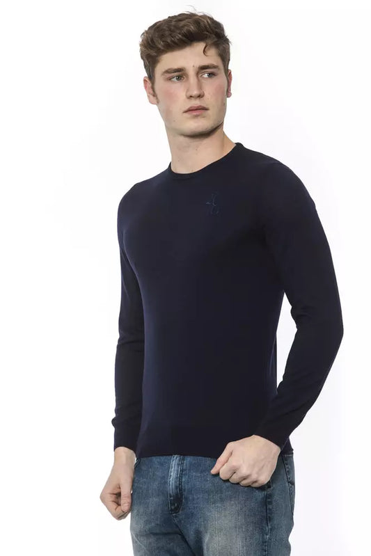 Billionaire Italian Couture Elegant Merino Wool Crewneck Sweater