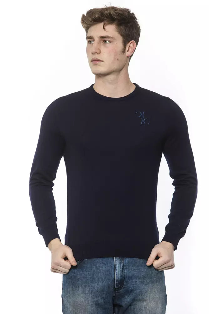 Billionaire Italian Couture Elegant Merino Wool Crewneck Sweater