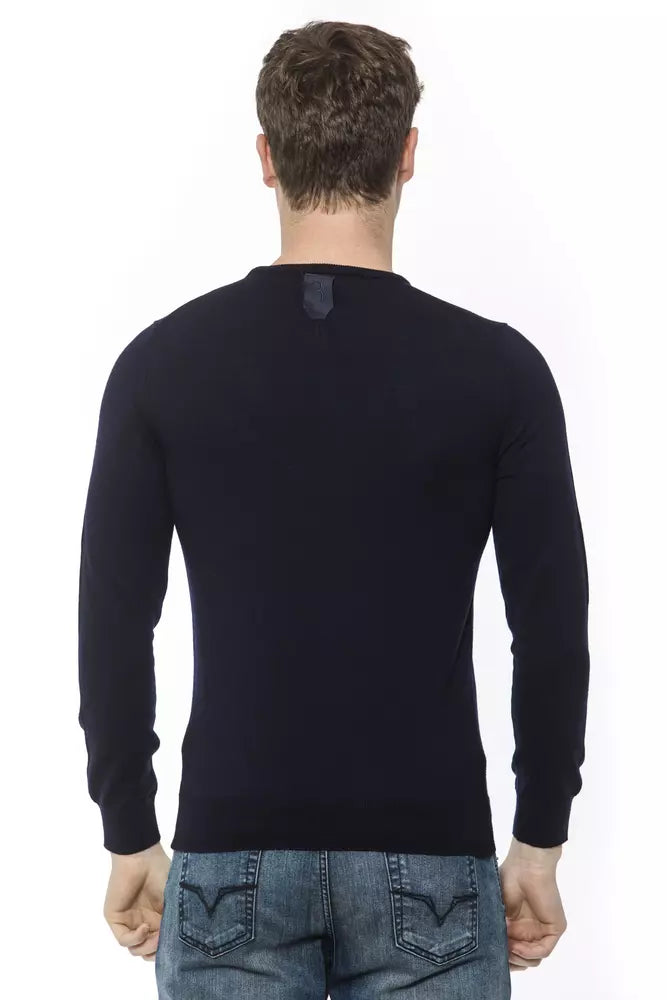 Billionaire Italian Couture Elegant Merino Wool Crewneck Sweater