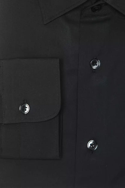 Robert Friedman Elegant Slim Collar Medium Shirt in Gray