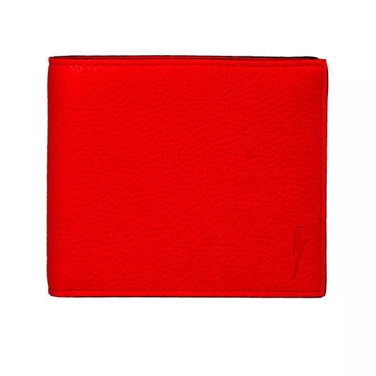 Neil Barrett Sleek Red Leather Men's Wallet