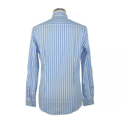 Made in Italy Elegant Light Blue Long Sleeve Shirt