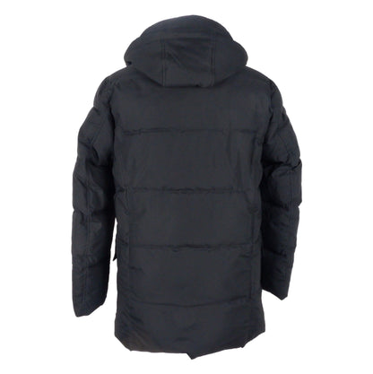 Emilio Romanelli Dashing Gentleman's Black Jacket with Hood