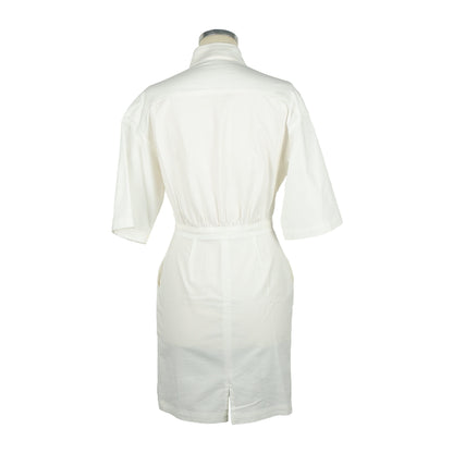 Love Moschino Chic Short Sleeve Buttoned Dress