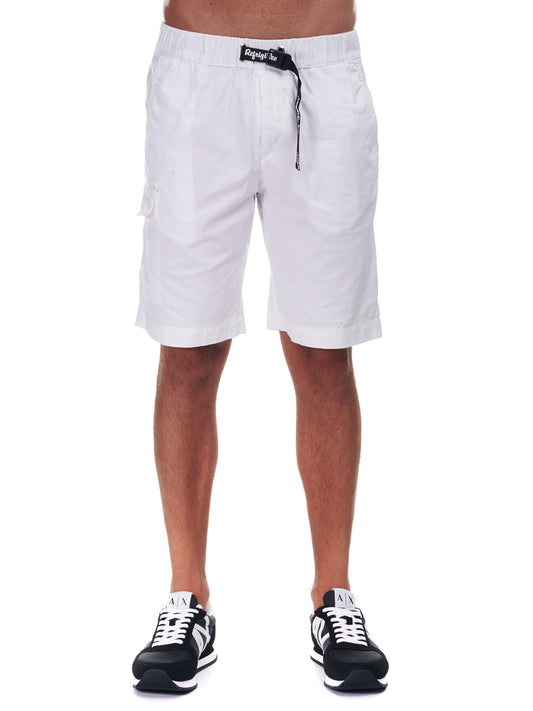 Refrigiwear Summertime Elegance White Cotton Shorts