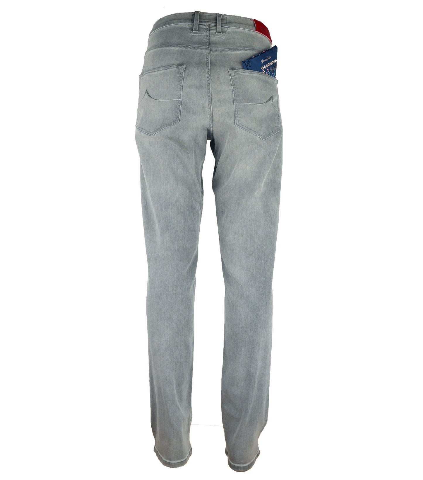 Jacob Cohen Elegant Grey Elasticized Denim Jeans