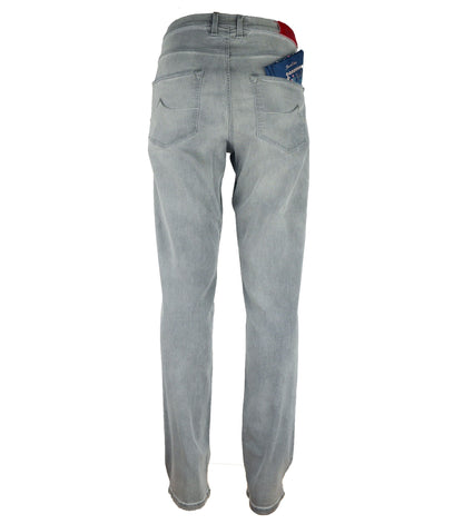 Jacob Cohen Elegant Grey Elasticized Denim Jeans