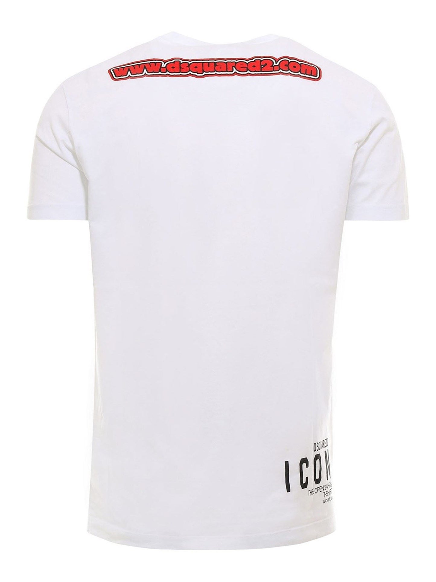 Dsquared² Elevated White Cotton Roundneck T-Shirt